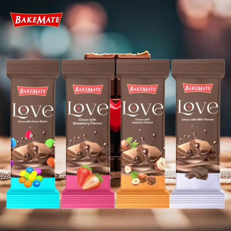 Largest Chocolate Manufacturers | Bakemate Chocolate | CaramelChocolate | Delicious Chocolates | Moulded Chocolate | Enrobed Chocolate |Love chocolate | Center Filled Chocolate | chocolate bar is available in a variety of flavors, each offering a unique and delightful taste experience. Whether you prefer classic milk.