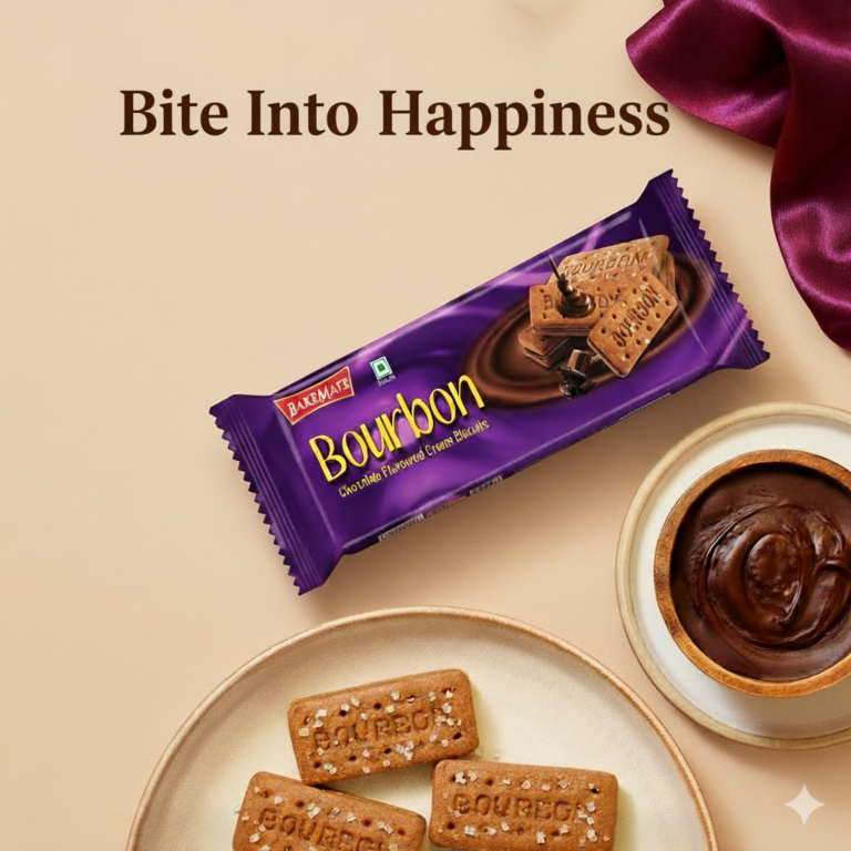 Bourbon Biscuits | Sandwich Biscuits | Bourbon Cookies | Chocolate Biscuits | Bakemate bourbon