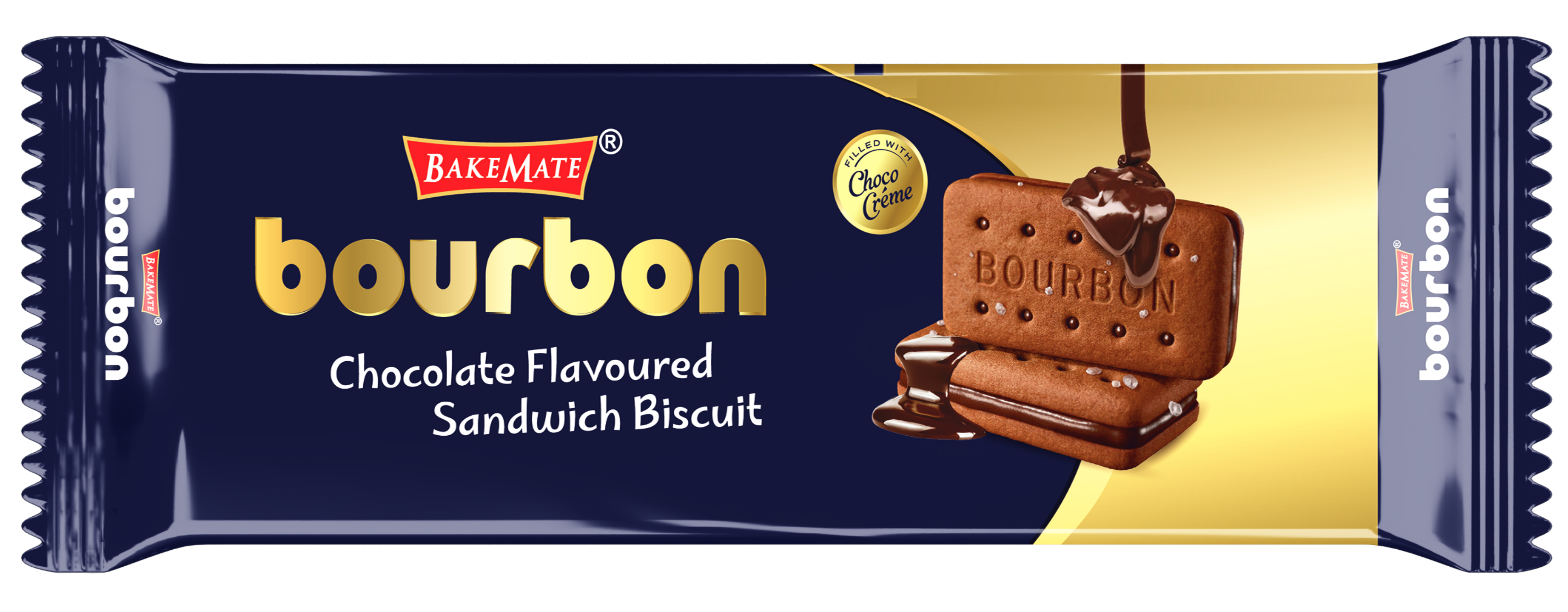 Bourbon | Sandwich Biscuits | Chocolate Cream Biscuit | Bakemate Bourbon