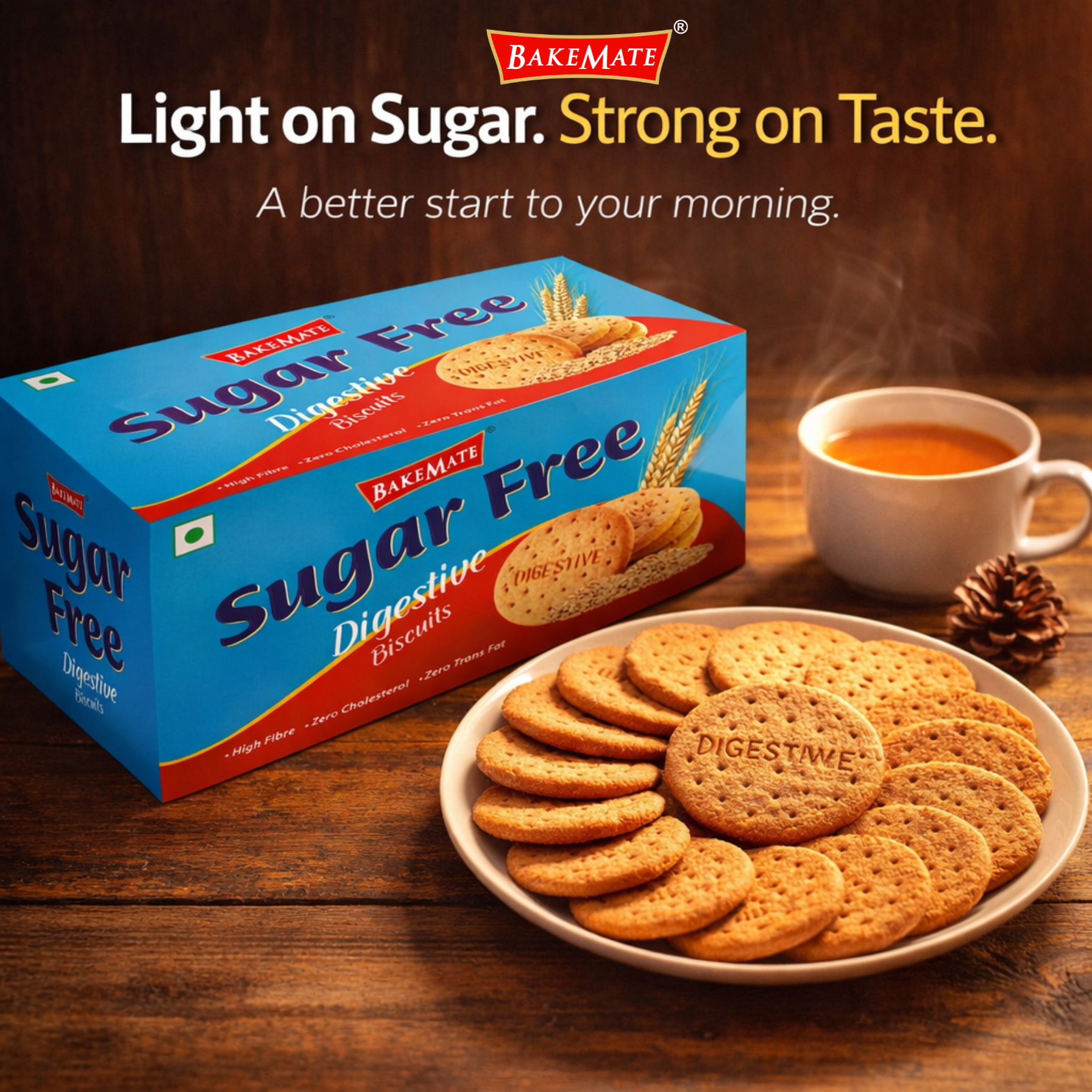 Sugar Free Digestive Biscuits, Digestive Biscuits, Heathy Biscuits. Healthy Tea Biscuits, Digestive Biscuits